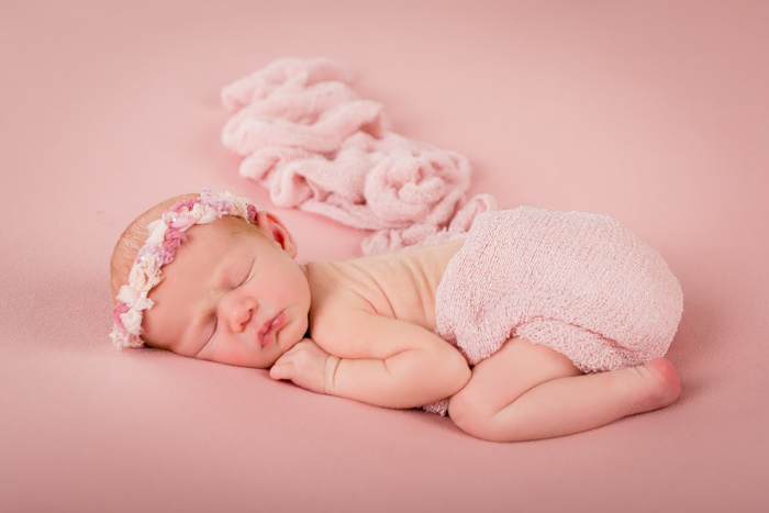 Baby and blanket