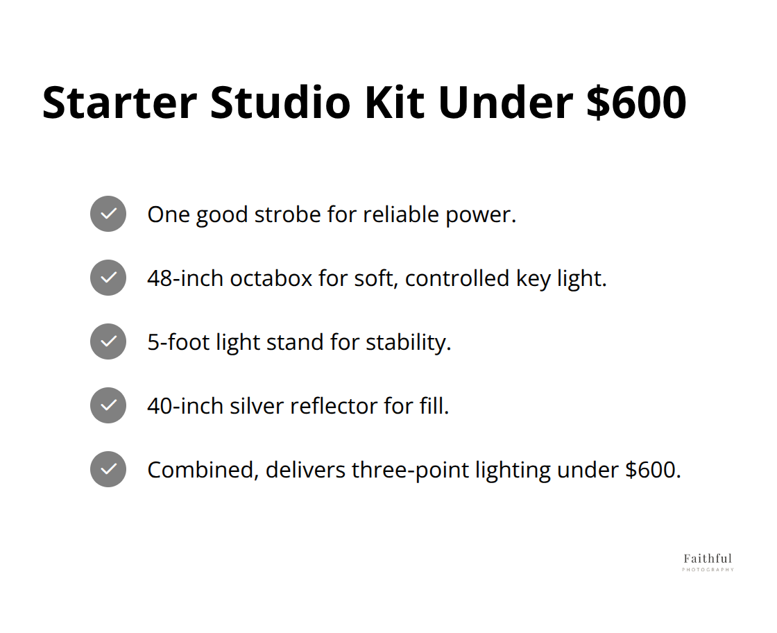 Checklist of budget-friendly studio lighting essentials - Lighting equipment studio